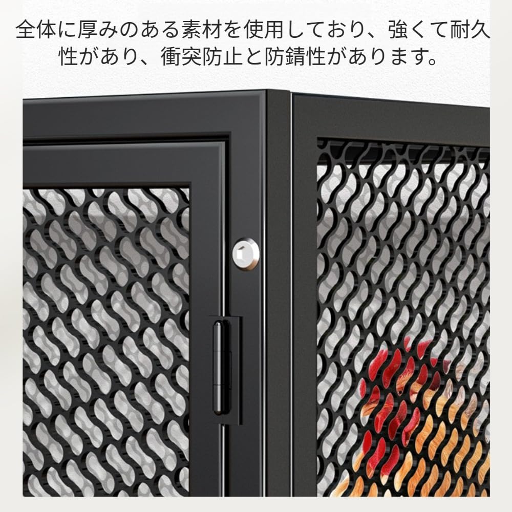 鳥小屋 Amazon | Zekono鶏小屋屋内と屋外、大きな四角い管、高密度ネット